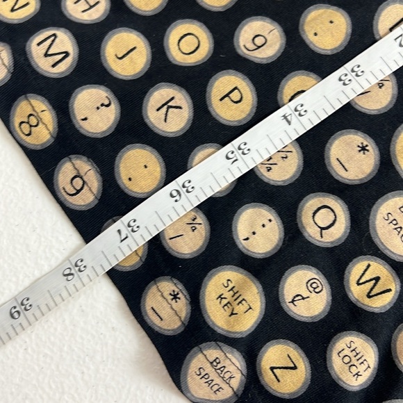 Svaha Sz 4 Dress Typewriter Novelty Print Organic Cotton Pockets Black EUC - Picture 7 of 10